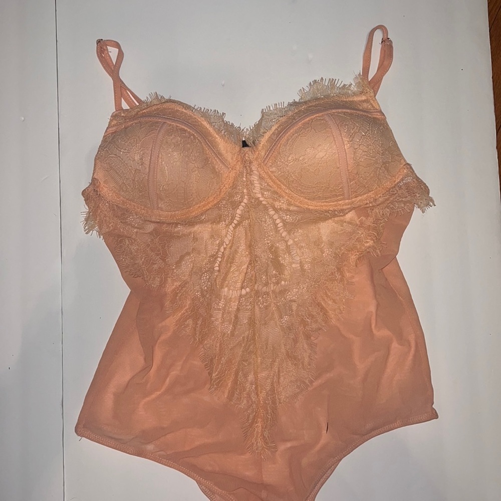 Pink Corset Bodysuit